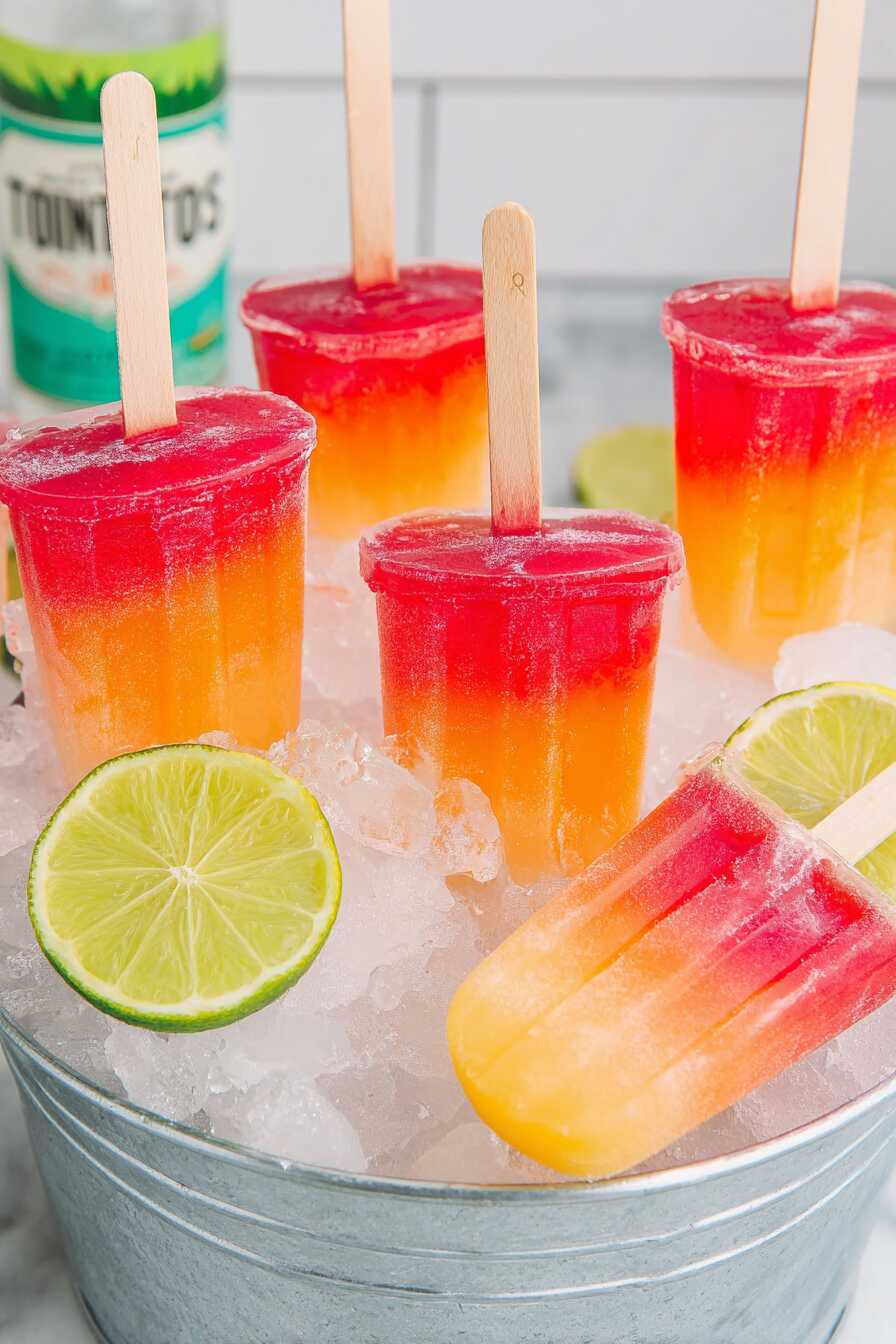 Tequila Sunrise Boozy Popsicles (1)