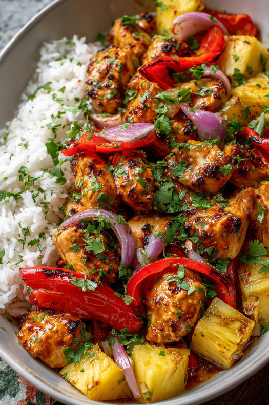 Hawaiian Chicken Sheet Pan
