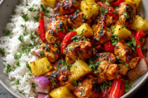 Hawaiian Chicken Sheet Pan