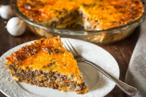 Impossible Cheeseburger Pie
