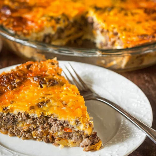 Impossible Cheeseburger Pie