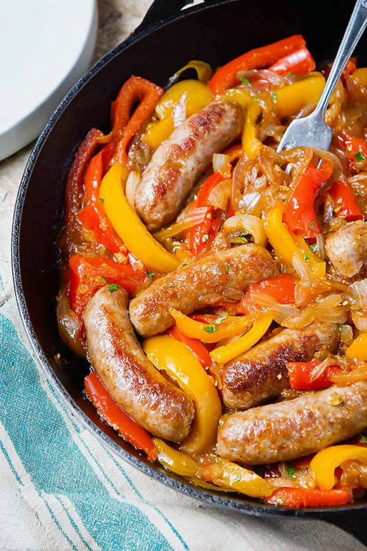 One Pot Sausage and Peppers