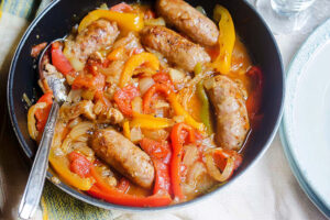 One Pot Sausage and Peppers