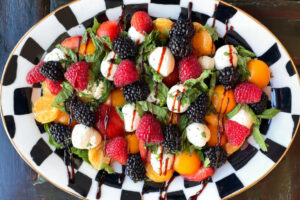 Summer Fruit Caprese Salad