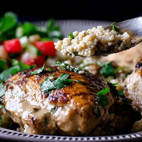 Tahini Marinated Grilled Chicken