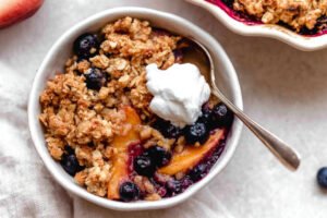 Blueberry Peach Crumble