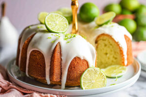 Key Lime Pound Cake with Cream Cheese