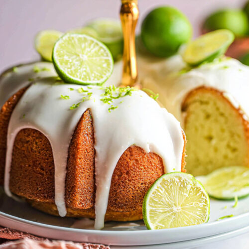 Key Lime Pound Cake with Cream Cheese