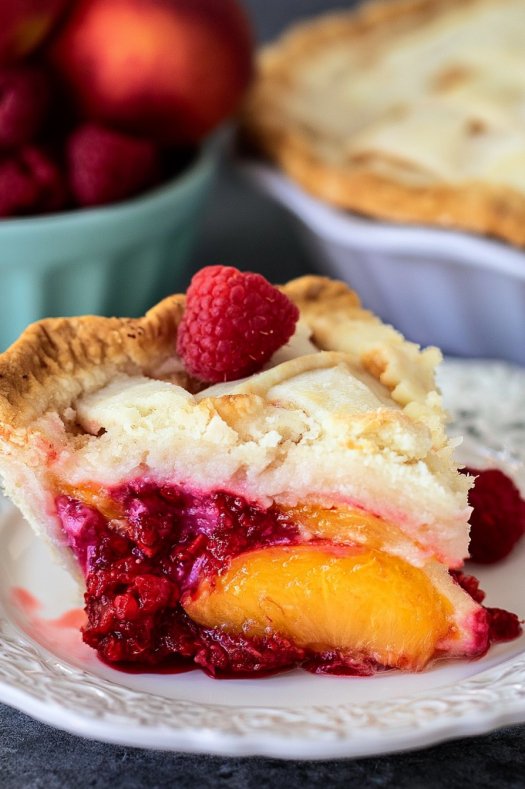 Peach Raspberry Pie