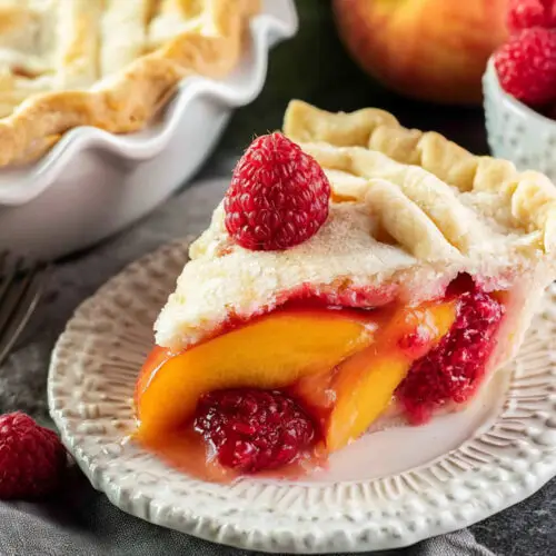 Peach Raspberry Pie